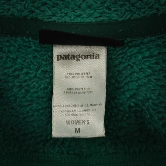 Patagonia Size Medium M Green R2 Regulator Fleece Zip Long Sleeve Knit Jacket - Picture 7 of 10